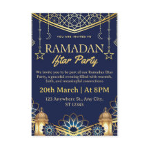 Ramadan Iftar-inbjudningskort