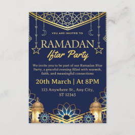Ramadan Iftar-inbjudningskort Inbjudningar
