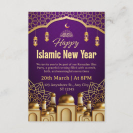 Ramadan Iftar Invitation Card Inbjudningar