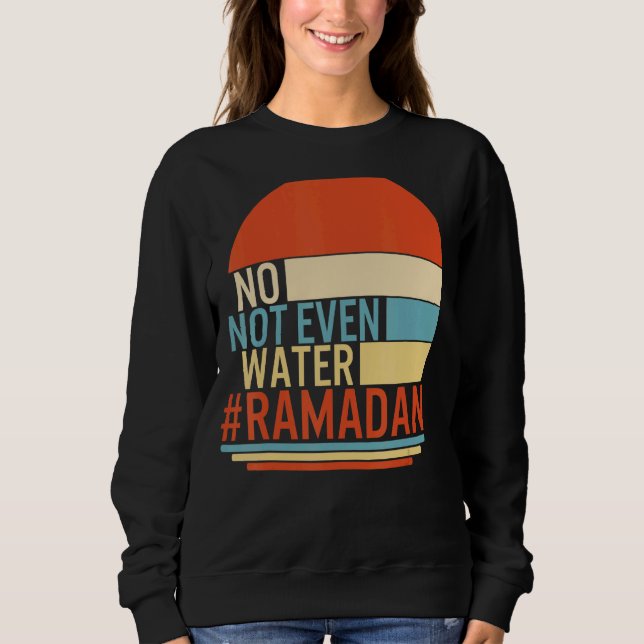 Ramadan, inte ens Vatten muslim Fasting Month T Shirt (Framsida)