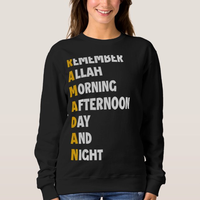 Ramadan Kareem 2022 Fasting Muslim Ramadan Betydel T Shirt (Framsida)