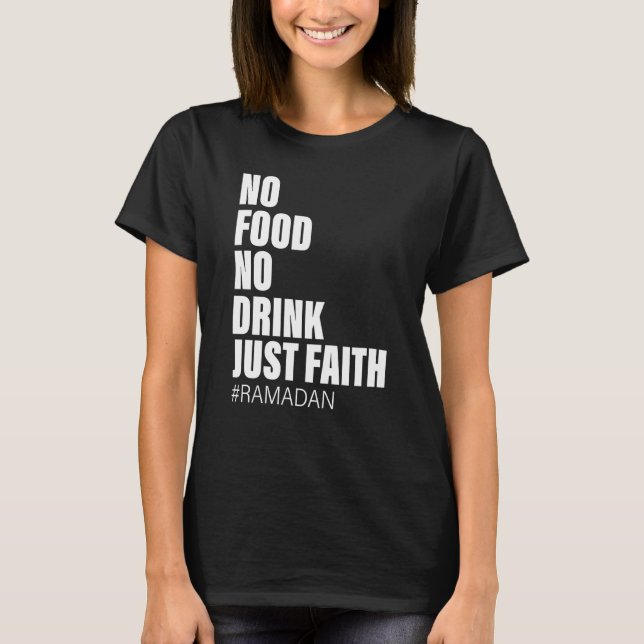 Ramadan Kareem 2023 Islamic Fasting Outfit for Men T Shirt (Framsida)