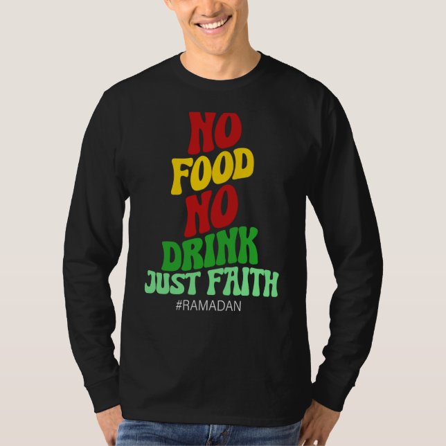 Ramadan Kareem 2023 Islamic Fasting Outfit for Men T Shirt (Framsida)