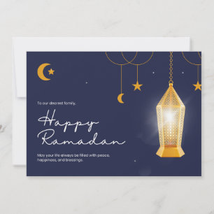 Ramadan Kareem Blue Julkort
