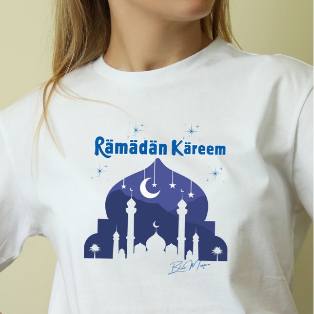 Ramadan Kareem Blue Mosque T Shirt (Skapare uppladdad)
