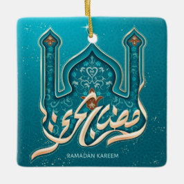 Ramadan Kareem Ceramic Ornament