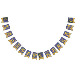 Ramadan Kareem Décor Banner Bunting Flaggor