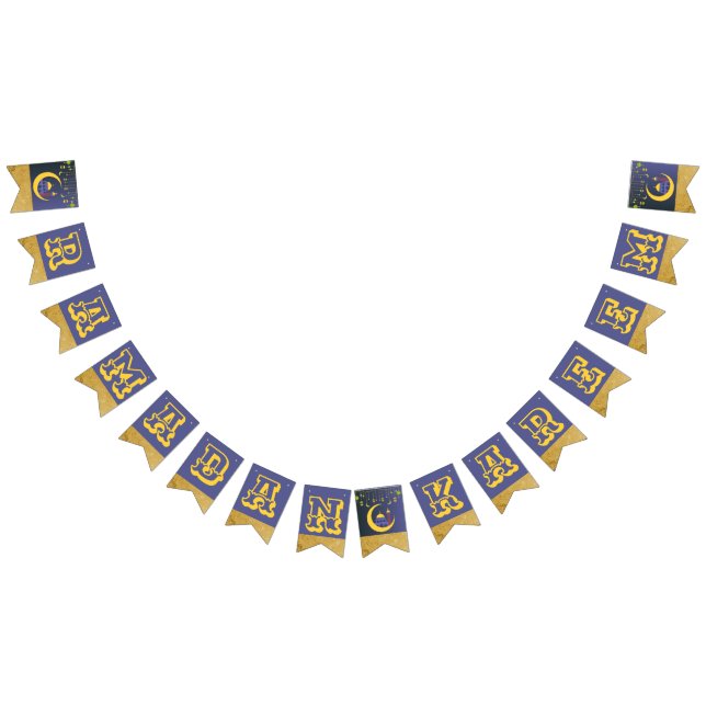 Ramadan Kareem Décor Banner Bunting Flaggor (Alla)