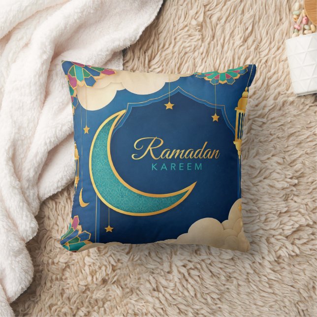 Ramadan Kareem Dekorativ Kudd Kudde (Filt)