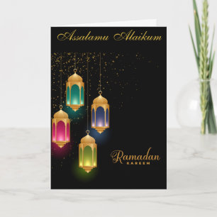 Ramadan Kareem & Eid Mubarak Anpassad hälsning Kort