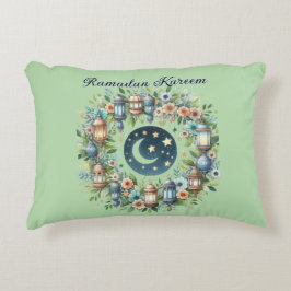 Ramadan Kareem & Eid Mubarak Islamic Accent Pillow Prydnadskudde
