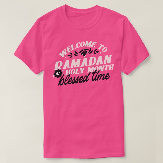 Ramadan Kareem Eid Mubarak Muslim Islam Islamic 3 T Shirt (Design framsida)