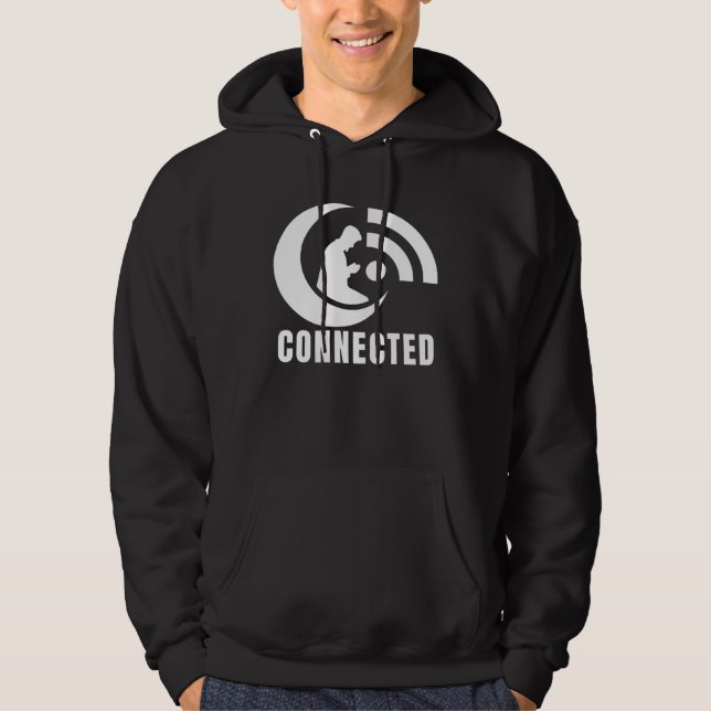 Ramadan Kareem First Salah Eid Connected Islamic M Hoodie (Framsida)