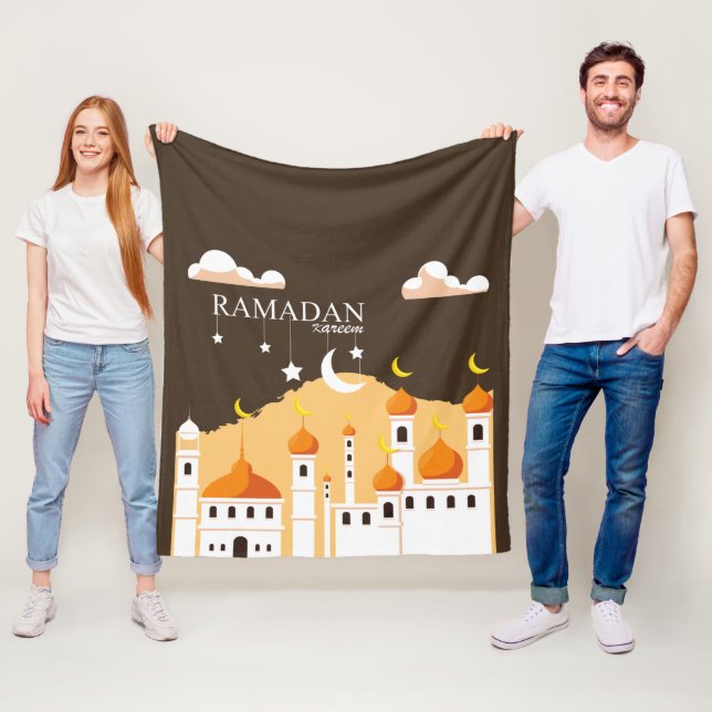 Ramadan Kareem Fleece Blanket (På plats)