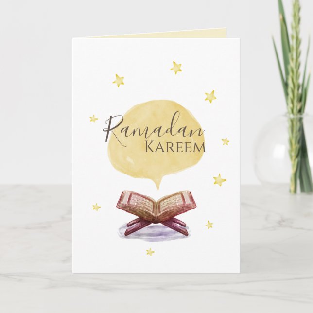Ramadan Kareem gåvakort Kort (Framsida)
