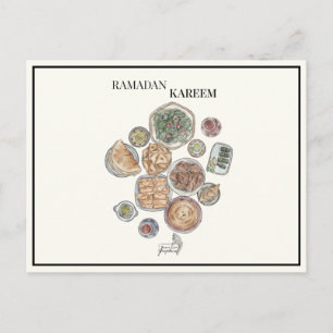 Ramadan Kareem Gift, gratulationskort Vykort
