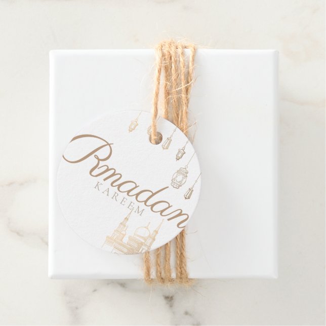 Ramadan Kareem Gift märkre Gåvor Etiketter (På plats)