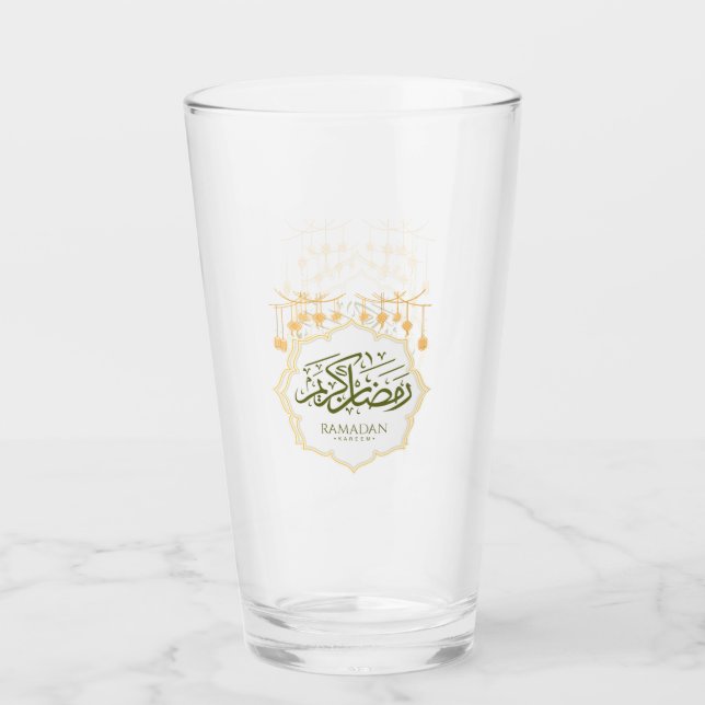  Ramadan Kareem Glass Cup Glaskopp (Framsida)