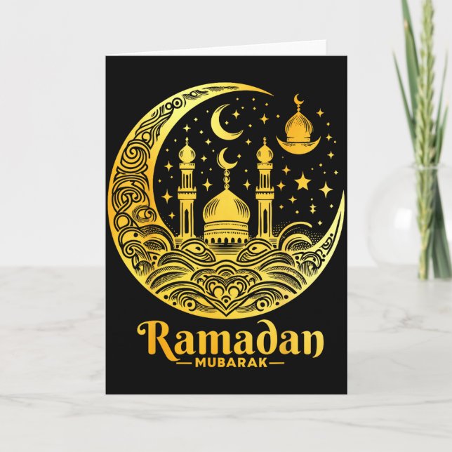 Ramadan Kareem Gott faste Ramadan Mubarak Islam Kort (Framsida)