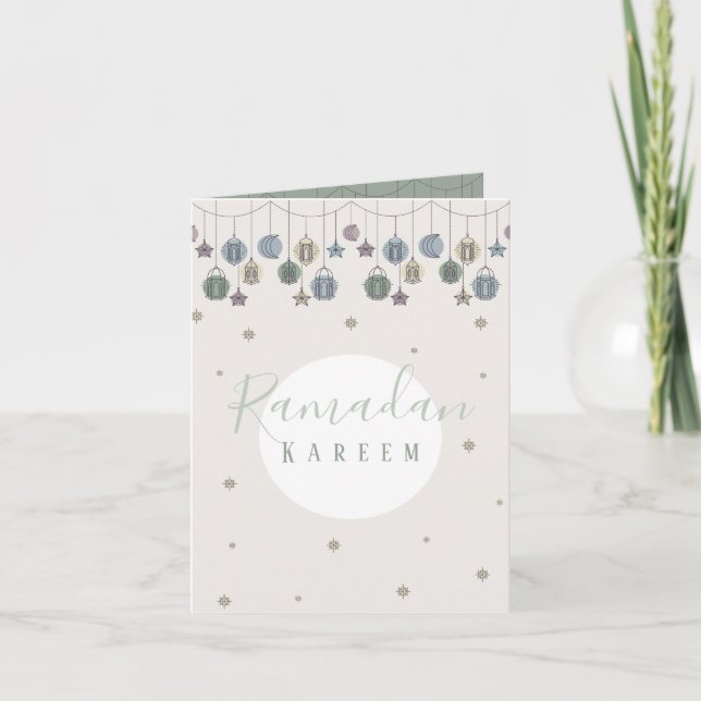 Ramadan Kareem Greeting Card,presentkort Inbjudan (Framsida)