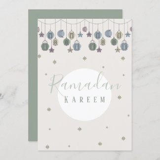 Ramadan Kareem Greeting card, presentkort Inbjudningar