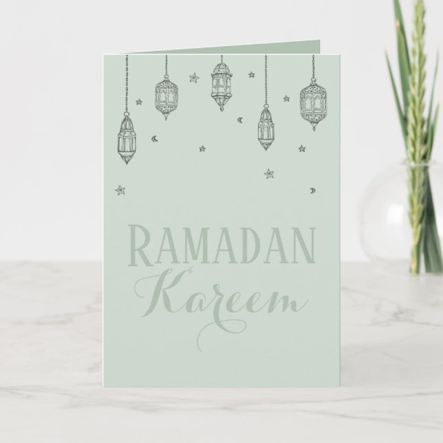 Ramadan Kareem Greeting Card,presentkort Kort (Framsida)