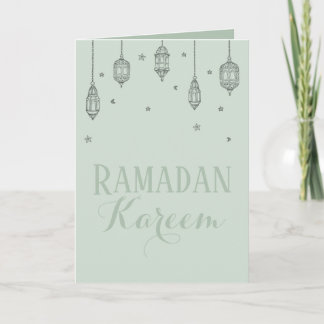 Ramadan Kareem Greeting Card,presentkort Kort