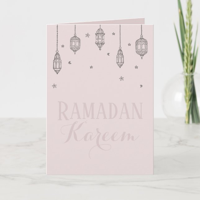 Ramadan Kareem Greeting Card,presentkort Kort (Framsida)