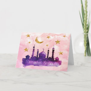 Ramadan Kareem hälsningkort Kort