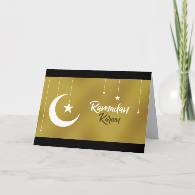 Ramadan Kareem-hälsningskort Helgkort (Framsida)