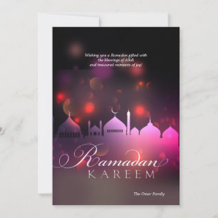 Ramadan Kareem-hälsningskort Julkort