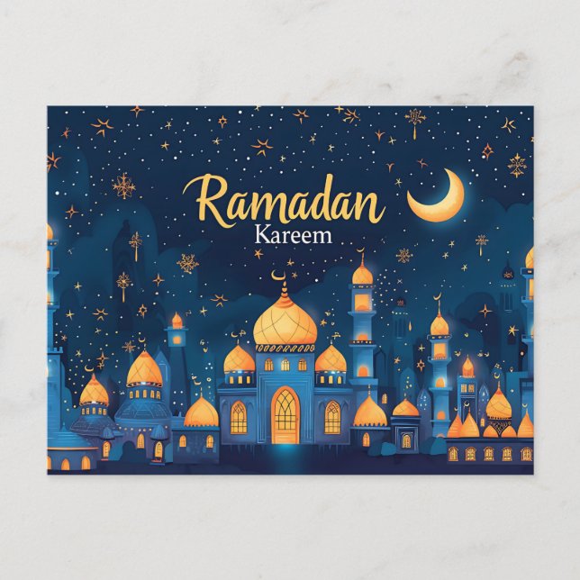 Ramadan Kareem Helg Vykort (Framsida)