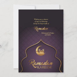 Ramadan Kareem Helgdag Card Julkort