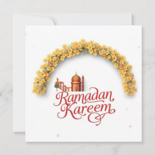 Ramadan Kareem högtidlig kort