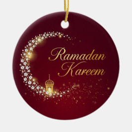 Ramadan Kareem holiday Personalized Card Julgransprydnad Keramik