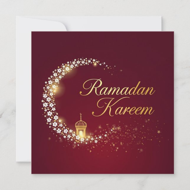 Ramadan Kareem holiday Personalized Card Julkort (Framsida)