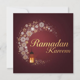 Ramadan Kareem holiday Personalized Modern Card Julkort