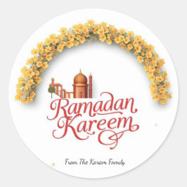 Ramadan Kareem holiday Runt Klistermärke