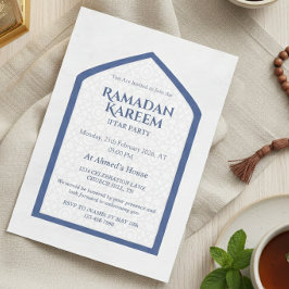 Ramadan Kareem Iftar Invitation Personalized Inbjudningar