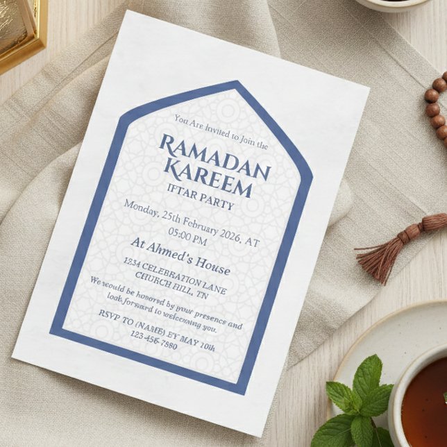Ramadan Kareem Iftar Invitation Personalized Inbjudningar (Skapare uppladdad)