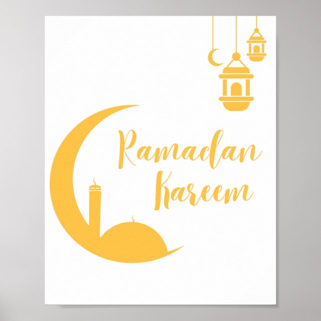 Ramadan Kareem Islamsk Väggkonst (Framsidan)