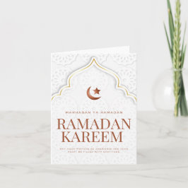 Ramadan Kareem Islamskt valvkonst Helgkort