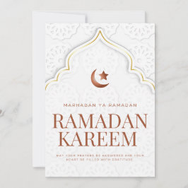 Ramadan Kareem Islamskt valvkonst Julkort