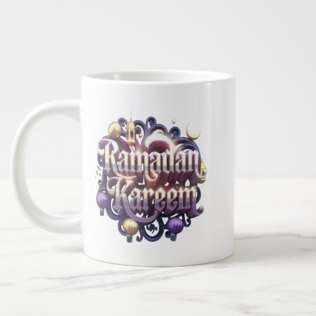 Ramadan Kareem Jumbo Mugg (Vänster)