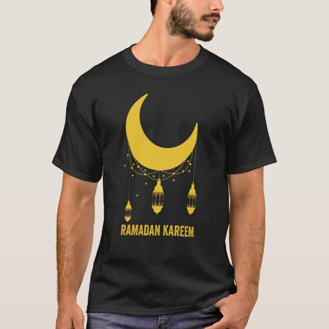 Ramadan Kareem Month Kids Youth Toddler Women Men  T Shirt (Framsida)