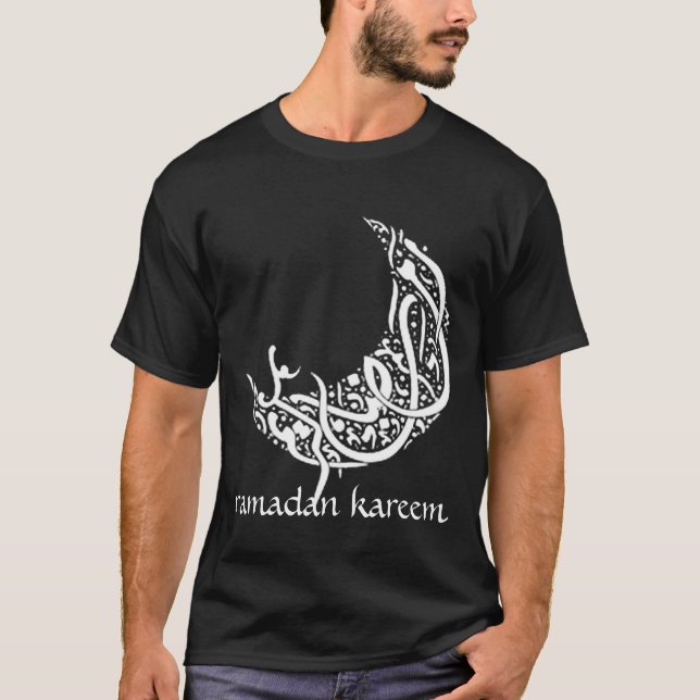Ramadan Kareem (mörkfärger) T Shirt (Framsida)