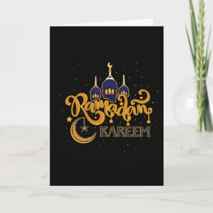 Ramadan Kareem Mubarak Fasting Kort