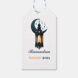 Ramadan Kareem Mubarak Lantern ramadan 2024 Presentetikett