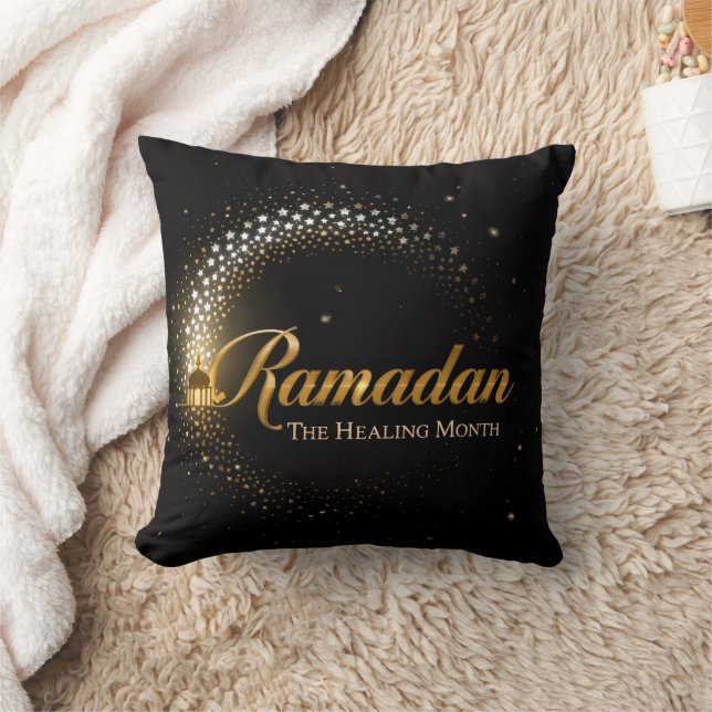 Ramadan Kareem Mubarak Lantern Ramadan 2026 Throw  Kudde (Filt)