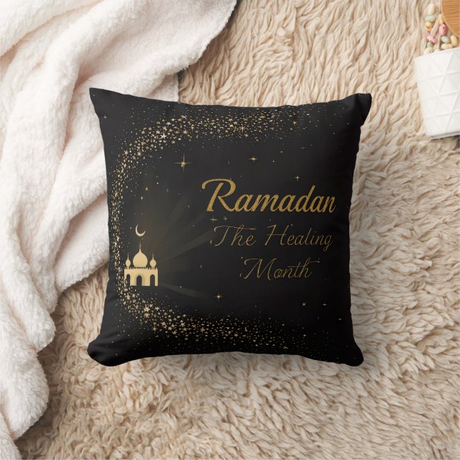 Ramadan Kareem Mubarak Lykta Ramadan 2026 Kast  Kudde (Filt)